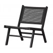 PUK - Fauteuil aluminium noir