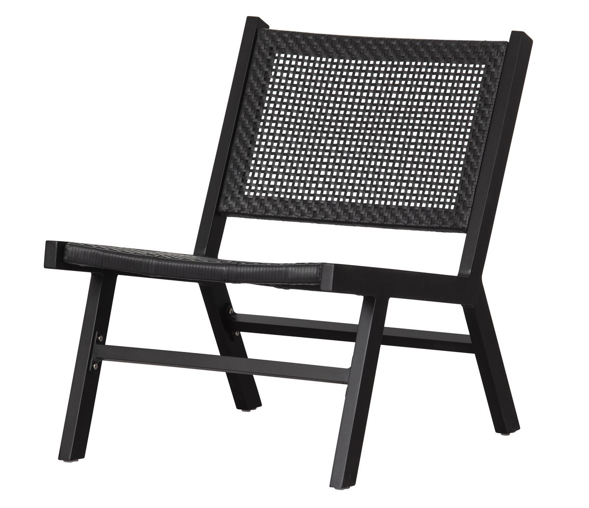 PUK - Fauteuil aluminium noir