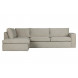 FREDDIE - Ecksofa links Naturstoff