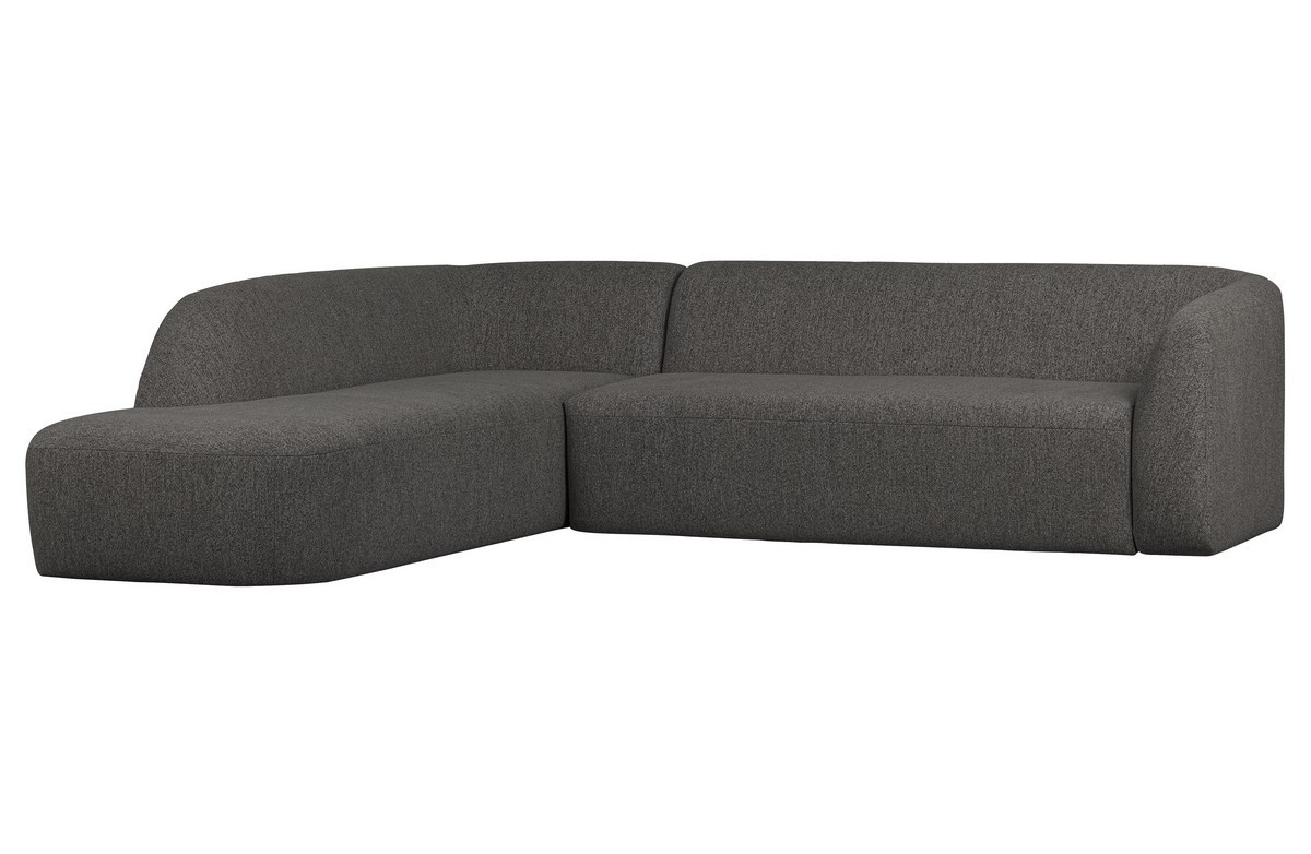 SLOPING - Ecksofa links 3-Sitzer anthrazit