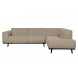 STATEMENT - 4-Sitzer-Ecksofa, gerade, Stoff, beige