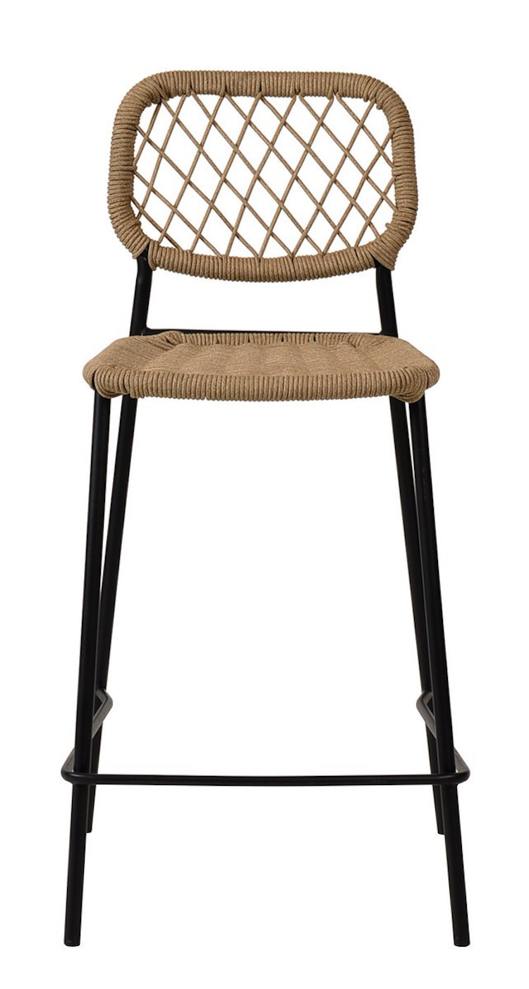 ROPE - Natural rope bar stool