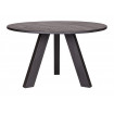 RHONDA  - Round wood table L129