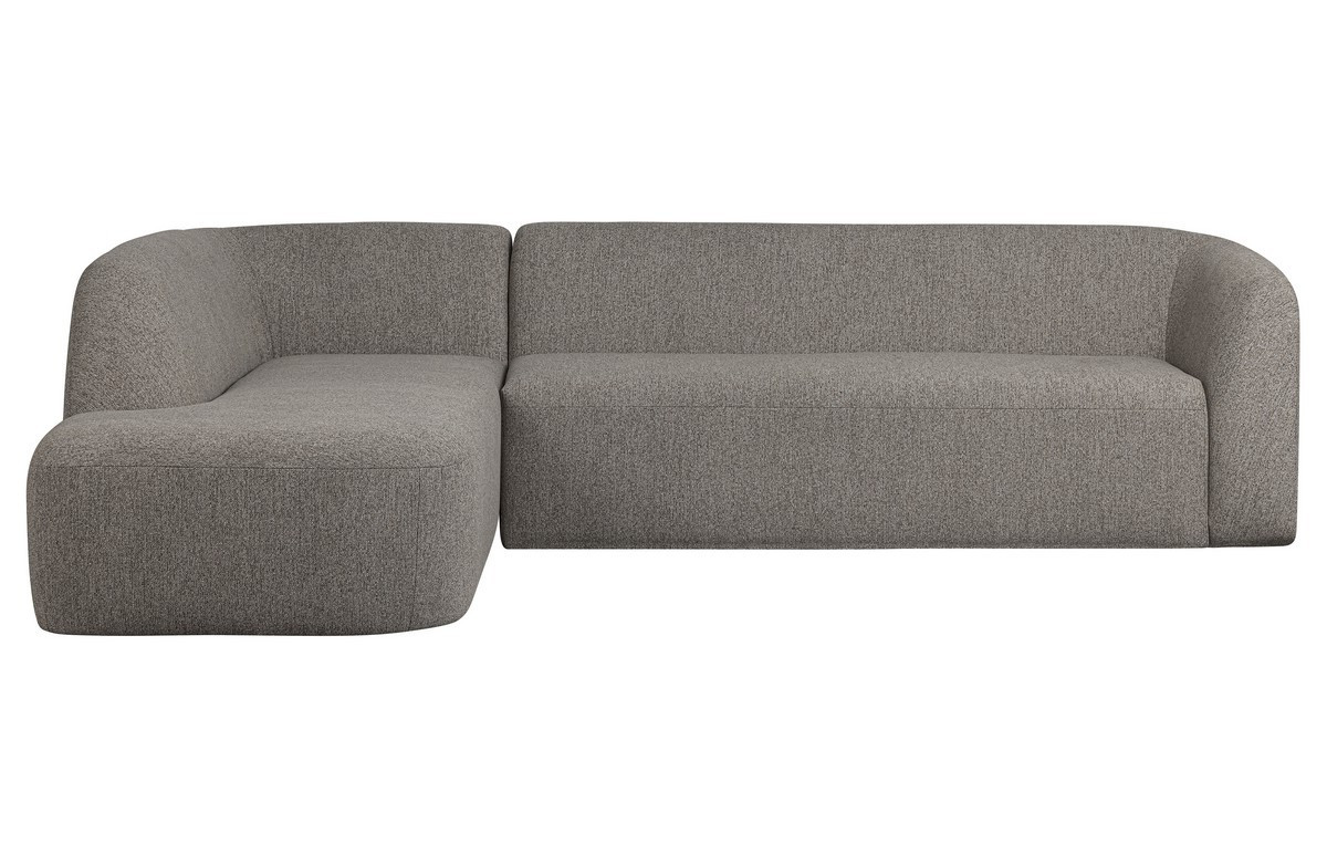 SLOPING - Gray Right Corner Sofa