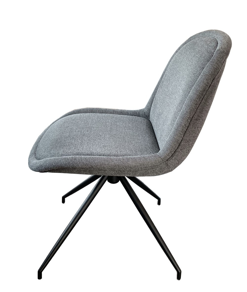 LIDO - Grey swivel chair