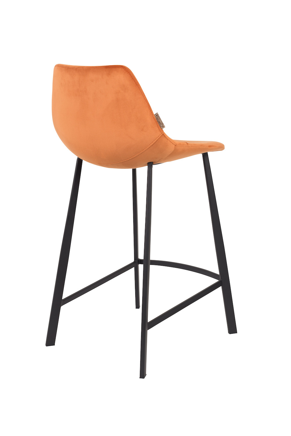 FRANKY 65 - Bar chair black leather look