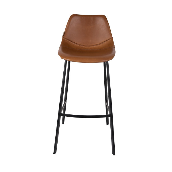 Brown leather chair/bar stool