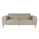 QUADRA - 2 seater beige fabric sofa L206