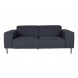 QUADRO - 2-Sitzer-Sofa aus Stoff L206, Blau