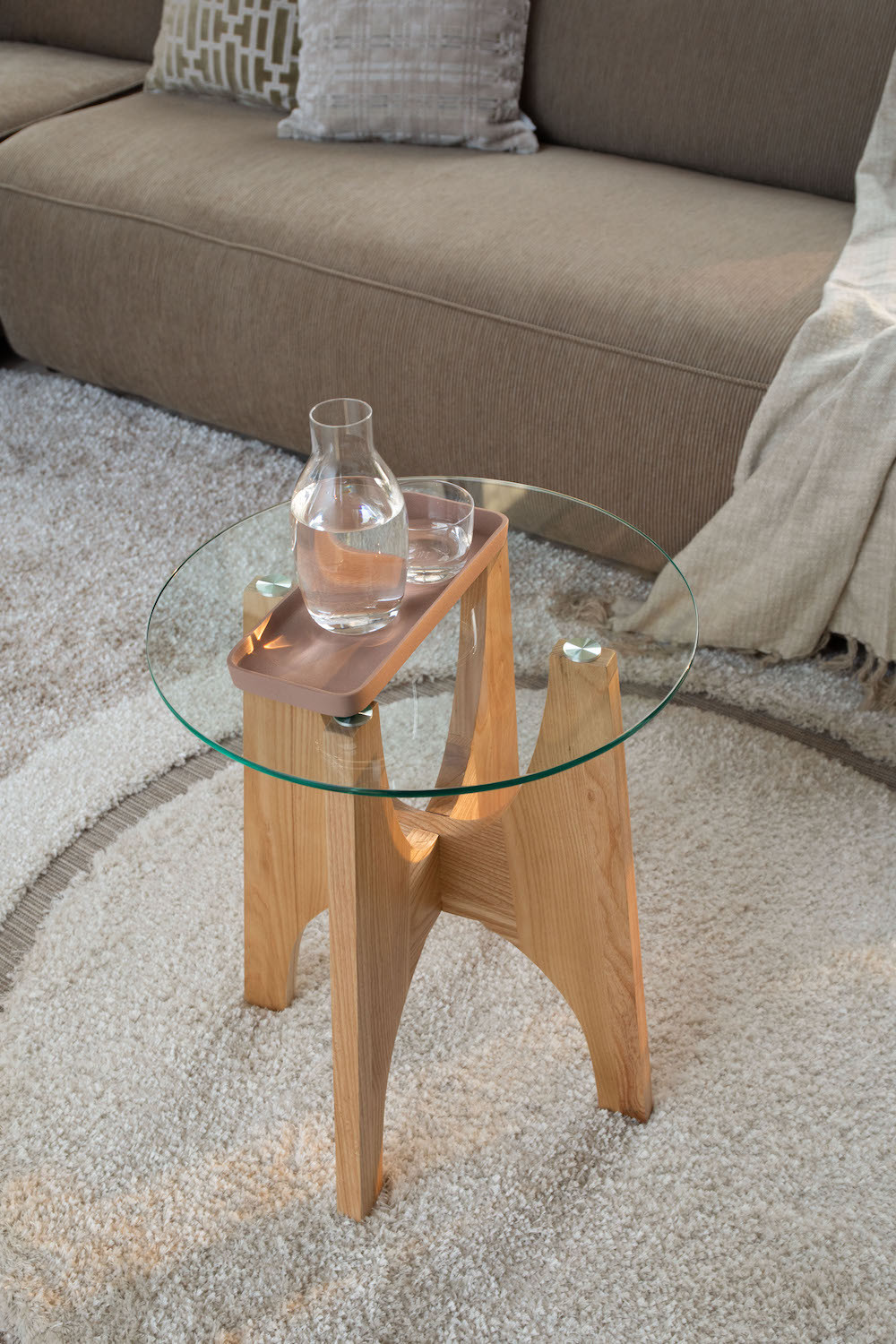 KOBE - Natural wood side table