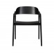 WESTLAKE - Chaise de repas en bois noir