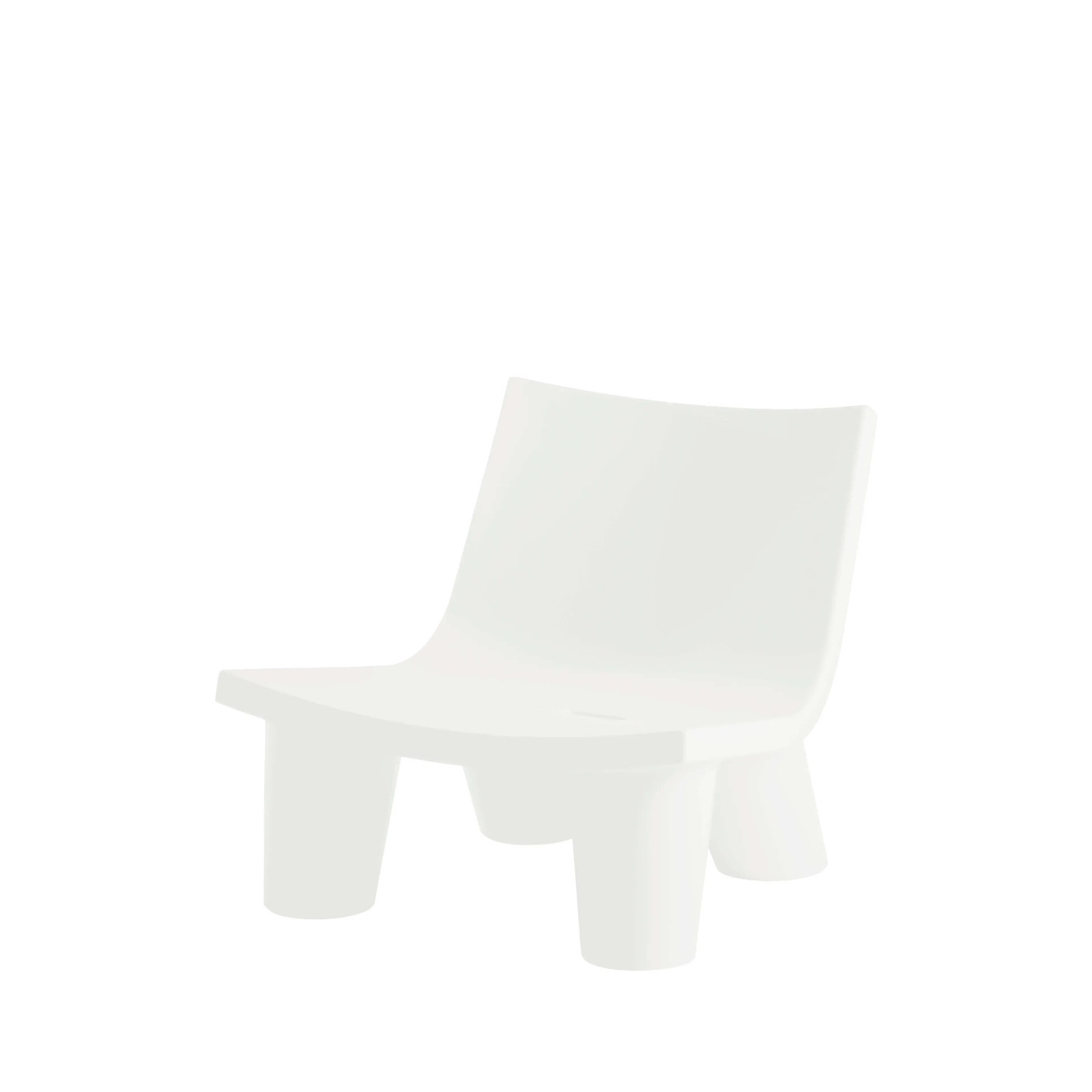 Fauteuil Slide Low Lita blanc