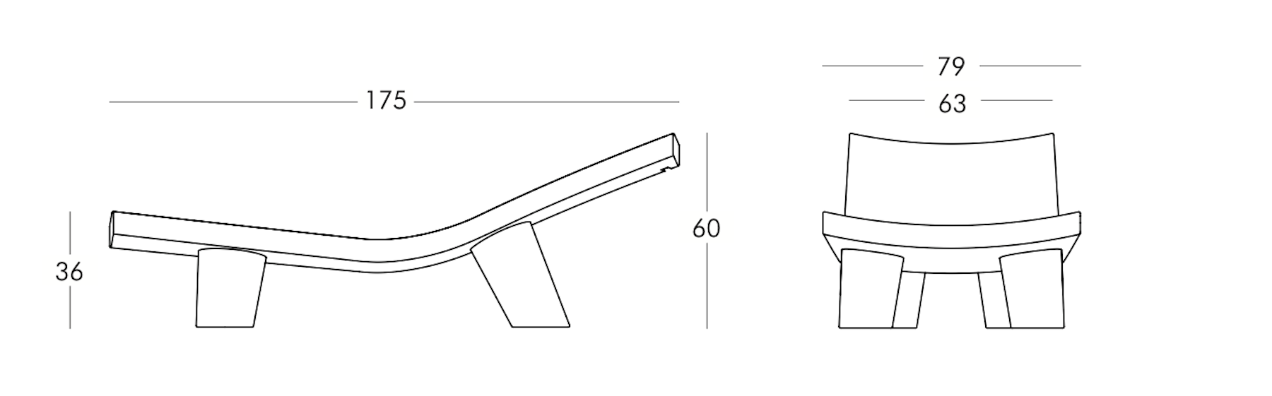 Lowlita deck chair