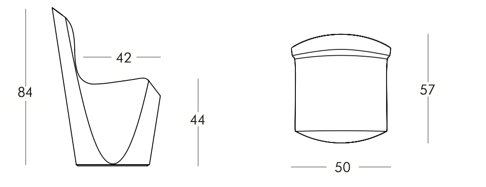 Silla Slide Zoé 485