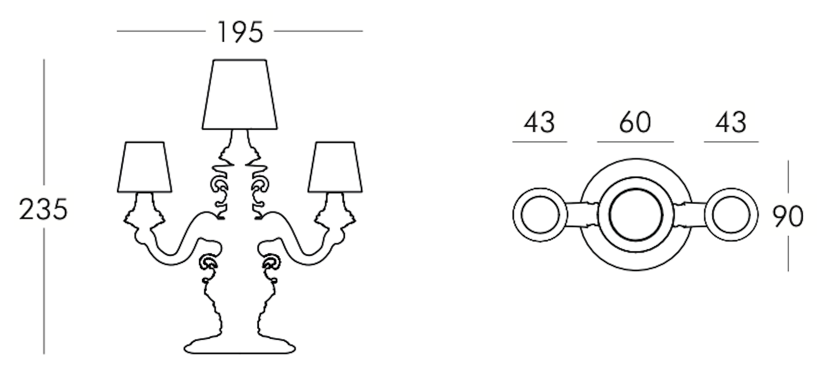 Lampadaire King of Love 975