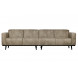 STATEMENT - 4-Sitzer-Sofa aus Eco-Leder Elephant Skin grau