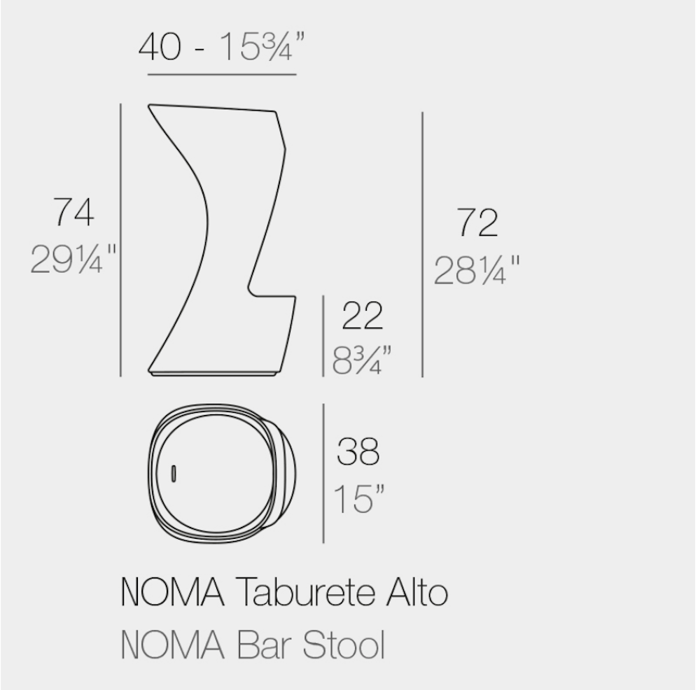 Tabouret de bar Moma