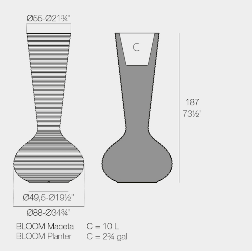 BLOOM - Vase Vondom XXL