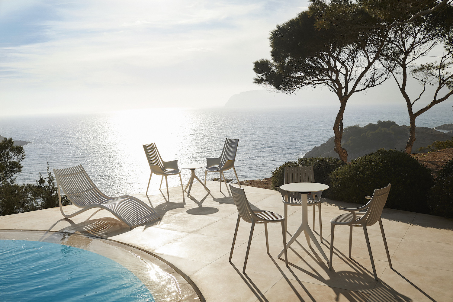 Chaise vondom ibiza blanche