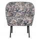 VOGUE - Milk bouquet velvet armchair