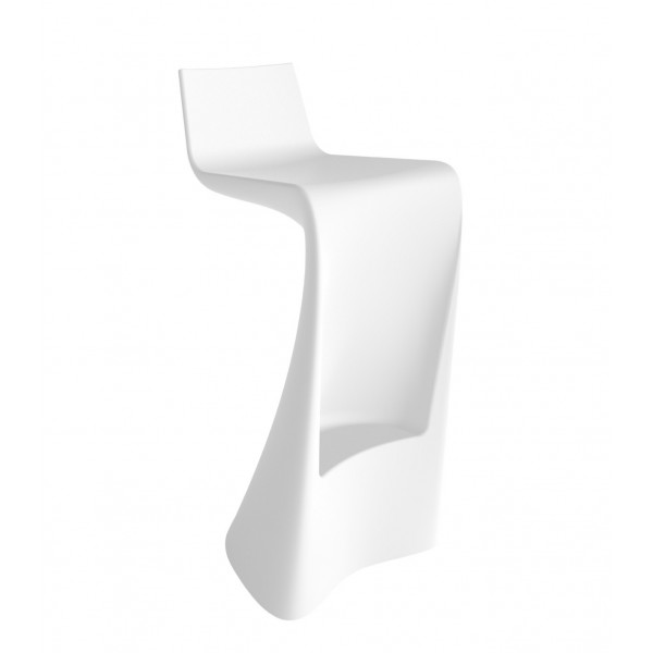 Vondom: Wing design stool, bar stool black, white