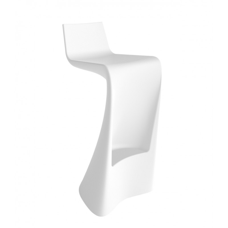 Vondom: Wing design stool, bar stool black, white