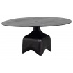 STEPPE - Oval black coffee table