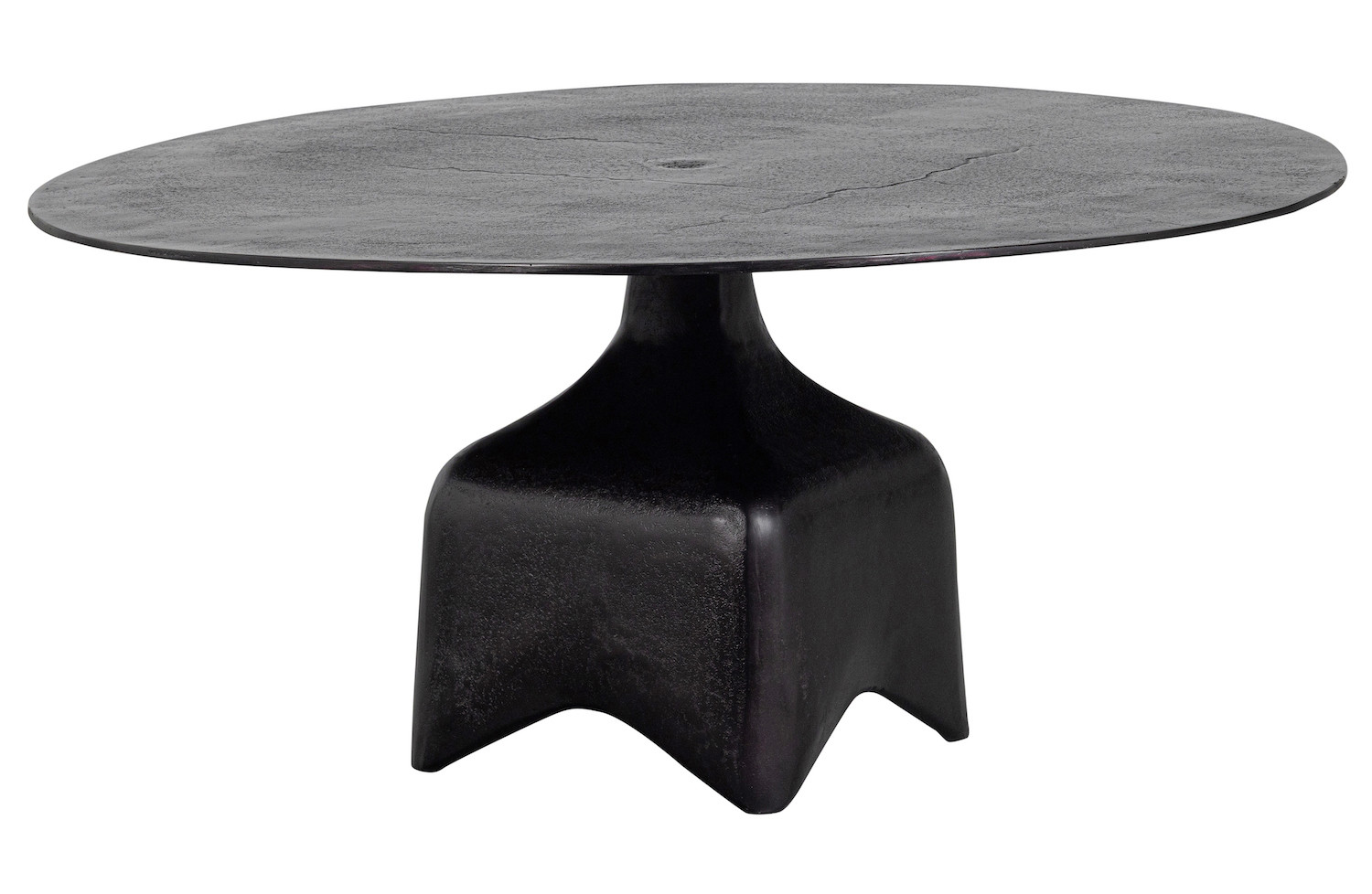 STEPPE - Oval black coffee table