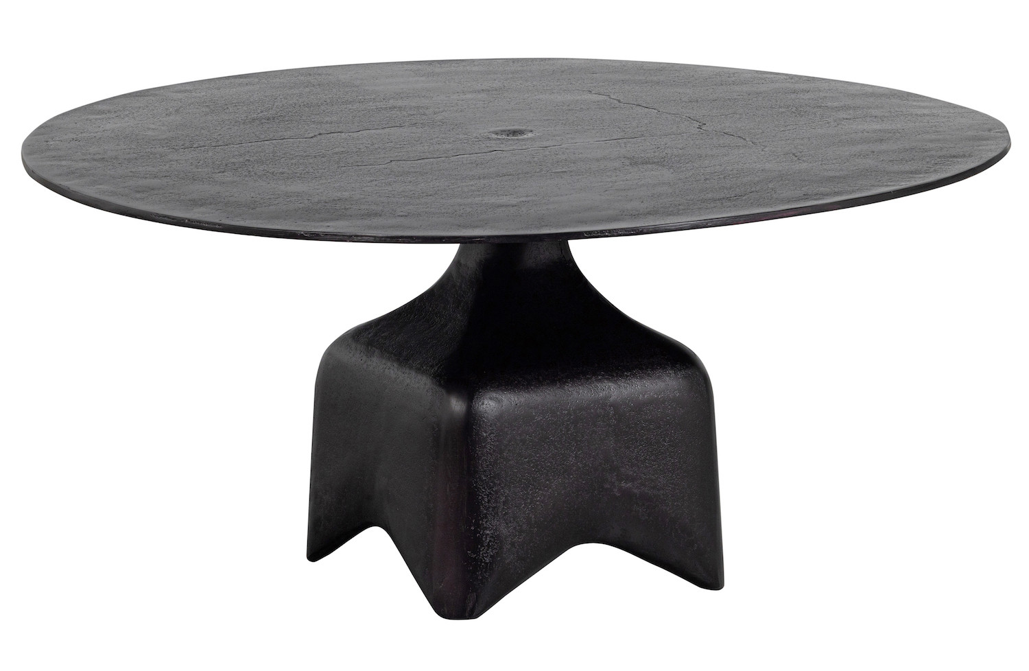 STEPPE - Oval black coffee table