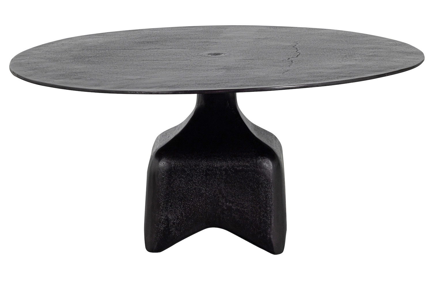 STEPPE - Oval black coffee table