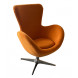 COCOON - Design-Sessel aus Samt, orange