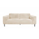 QUADRO - 2-Sitzer-Sofa in weichem Creme-Stoff L206