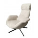 ASTI - Beige Fabric Swivel Armchair