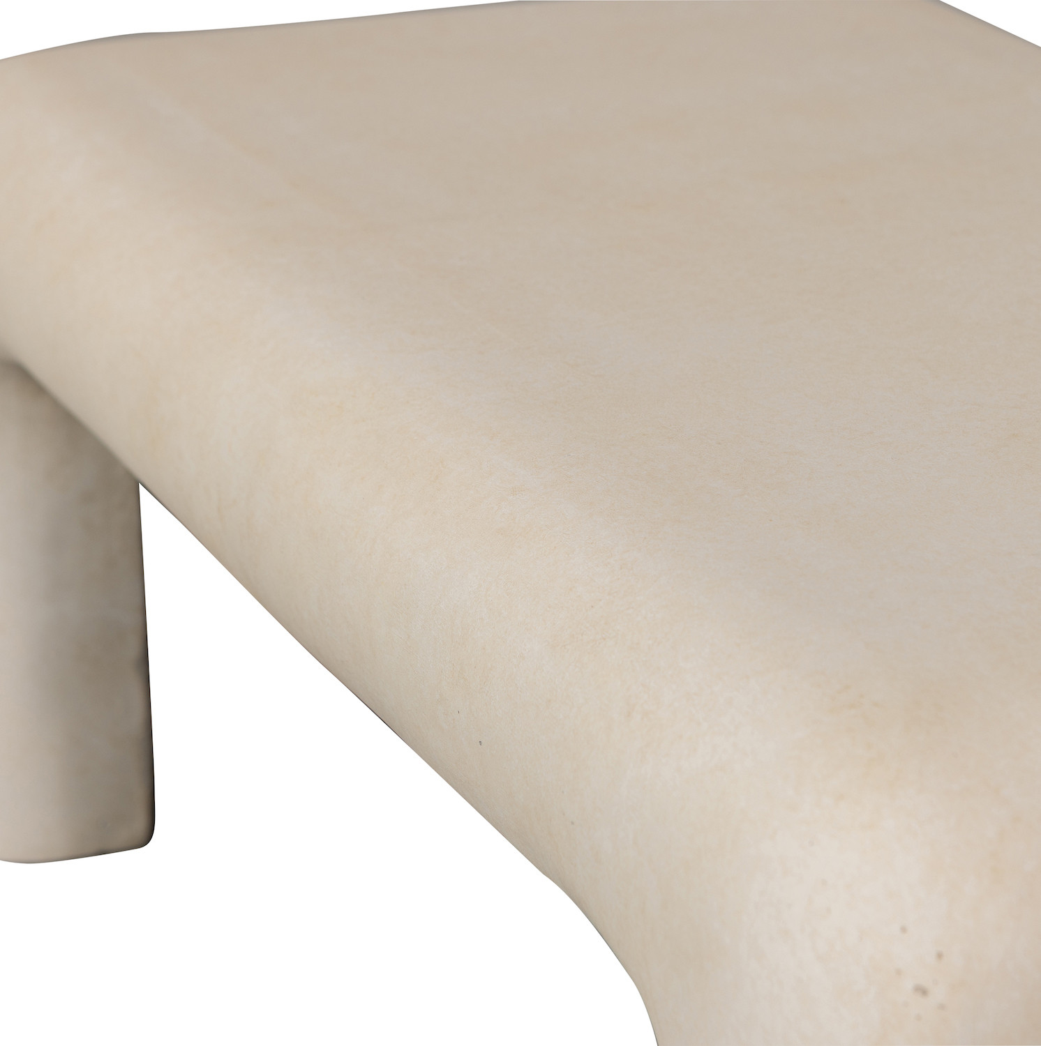 STANI - Set de tables basses aspect béton crème