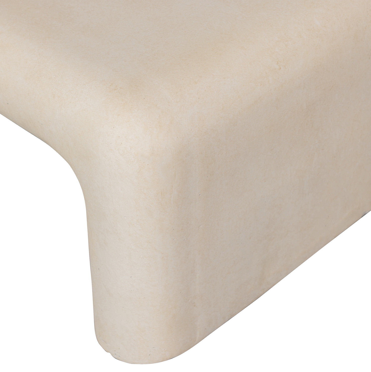 STANI - Set de tables basses aspect béton crème