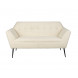 KATE - 2-Sitzer-Sofa aus Bouclé-Stoff L150, Creme