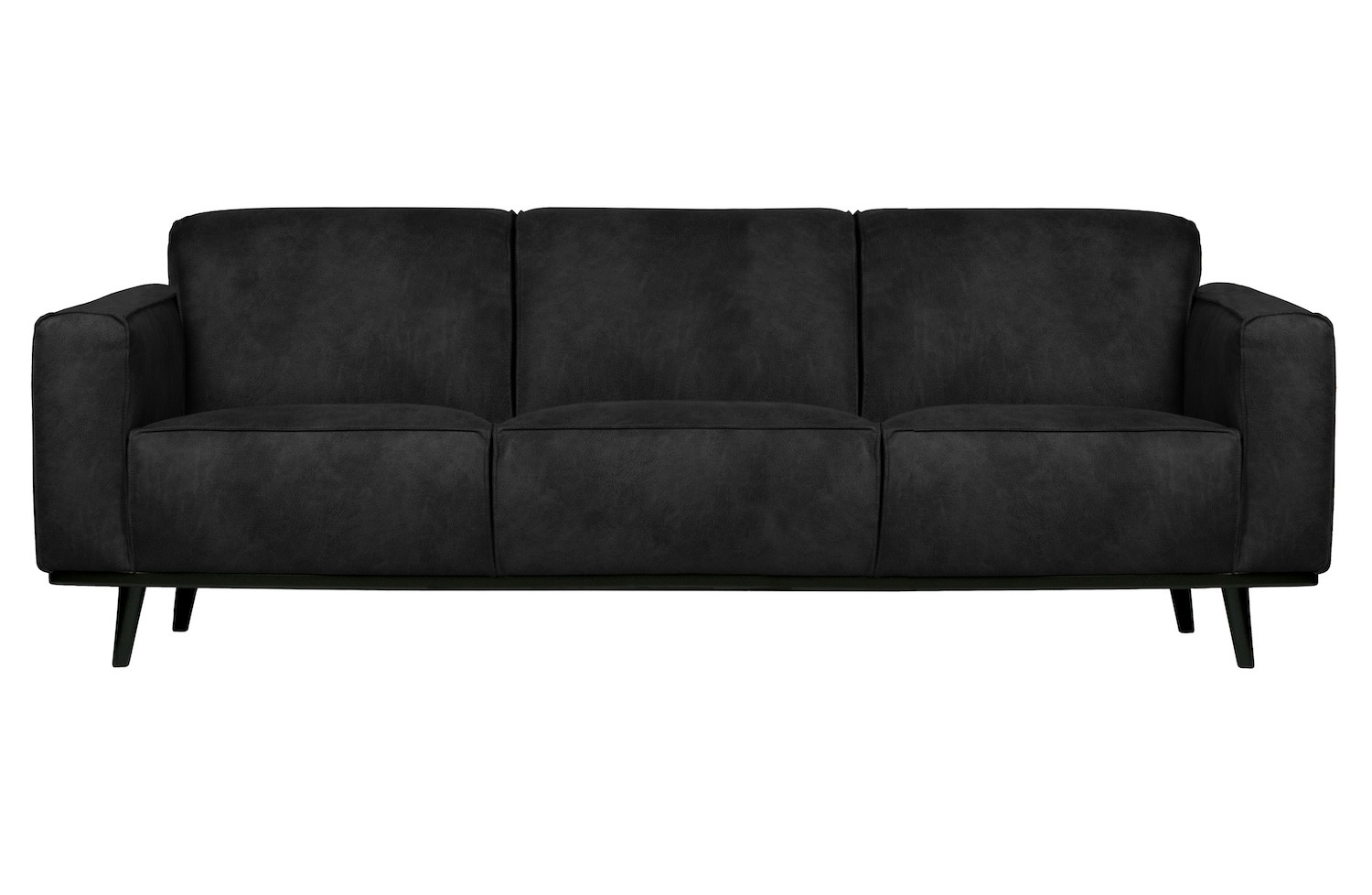 STATEMENT - 3-Sitzer-Sofa aus Leder, grau