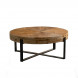 NEBRASKA - Round coffee table black D82