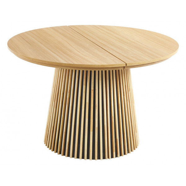 STRIPE - Table ronde extensible D130