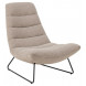 LOUNGE - Poltrona in tessuto beige