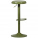ISAAC - Green metal bar stool