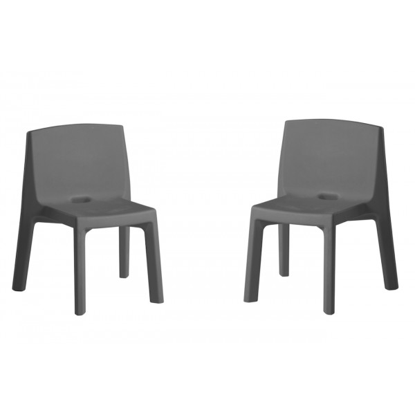 Q4 - Set of 2 Slide outdoor chairs