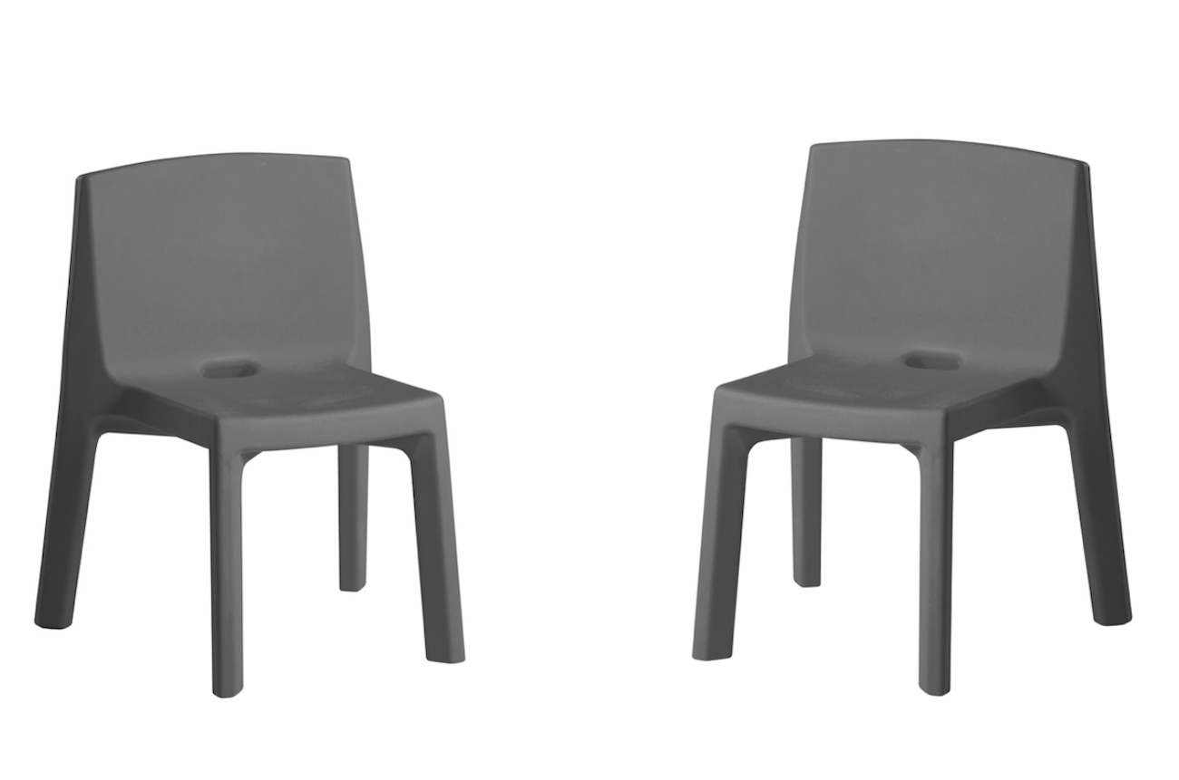 Q4 - Set of 2 Slide outdoor chairs