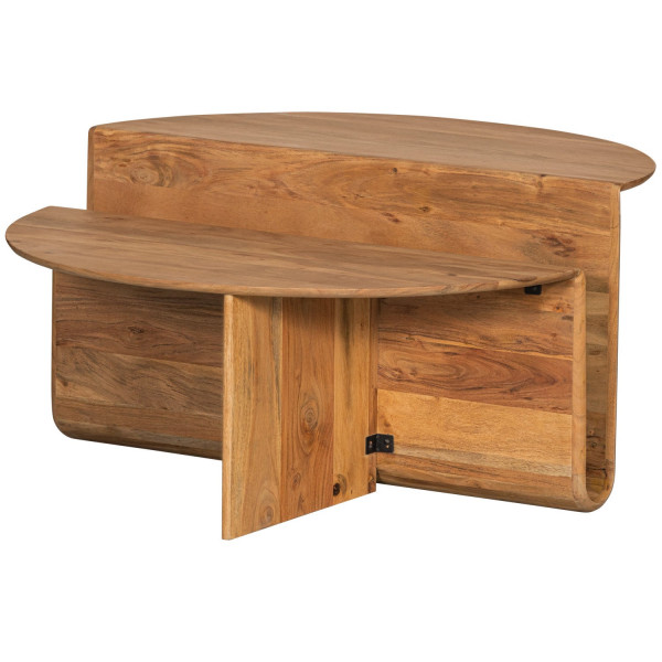 CATH - Tavolino in legno marrone D 66