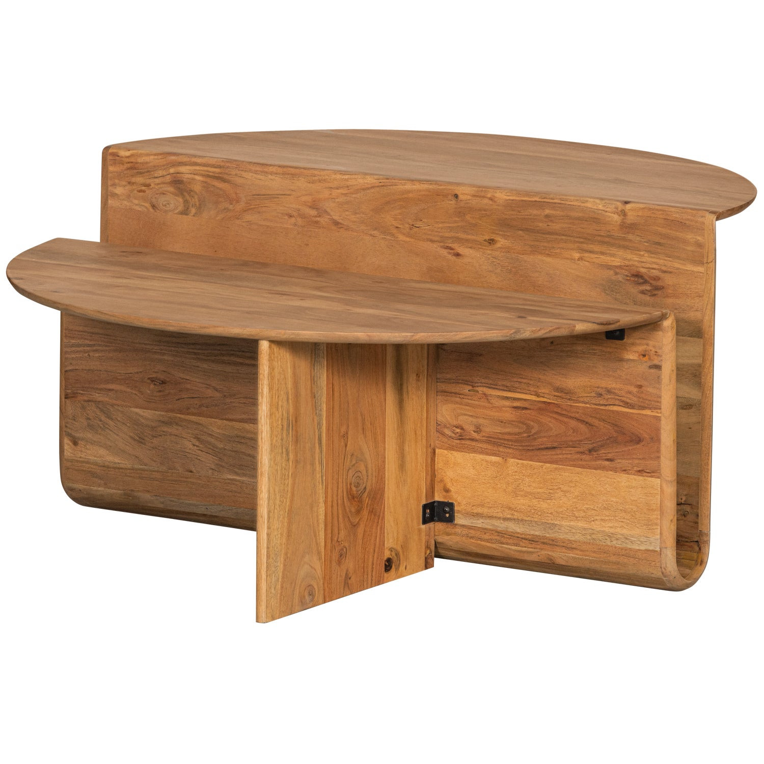 CATH   - Walnut coffee table D 66