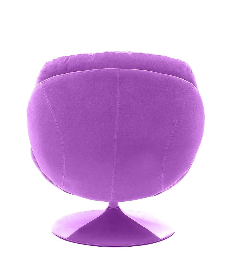 MEMENTO - Pink velvet swivel armchair