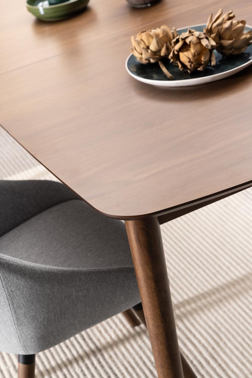 Tivoli - Table repas extensible Noyer