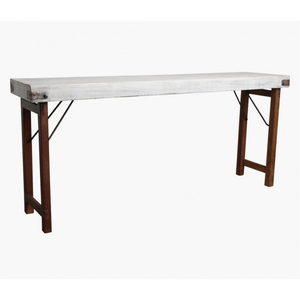 White Vintage side table