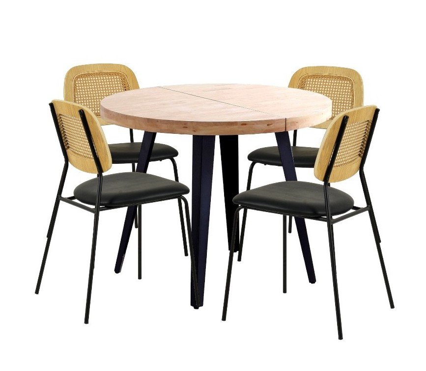 MATIKA - Ensemble de repas table et chaises