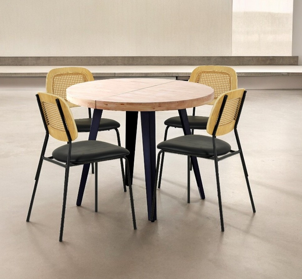 MATIKA - Ensemble de repas table et chaises